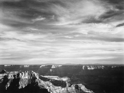 Ansel Adams - Grand Canyon from North Rim - National Parks and Monuments, 1940