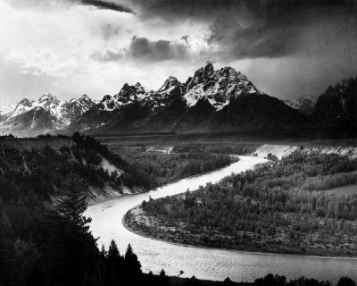 The Tetons - Snake River, Grand Teton National Park, Wyoming , 1941