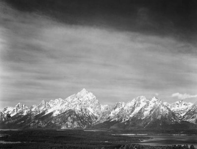 Ansel Adams - Tetons from Signal Mountain, Grand Teton National Park, Wyoming, 1941