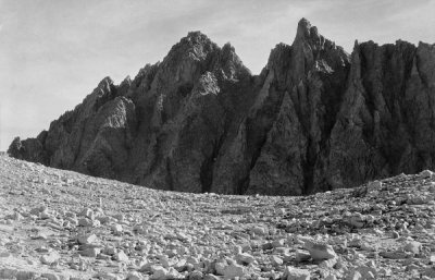 Ansel Adams - Bishop Pass, Kings River Canyon, proposed as a national park, California, 1936