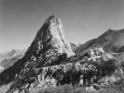 Ansel Adams - Fin Dome, Kings River Canyon,  proposed as a national park, California, 1936