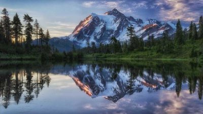 James K. Papp - Sunrise On Mount Shuksan