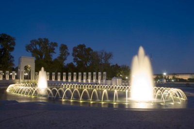 Carol Highsmith - World War II Memorial Nigh), Washington, D.C.