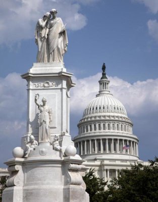 Carol Highsmith - The Peace Monument located in Peace Circle on the grounds of the U.S. Capitol, First St. and Pennsylvania Ave., Washington, D.C.