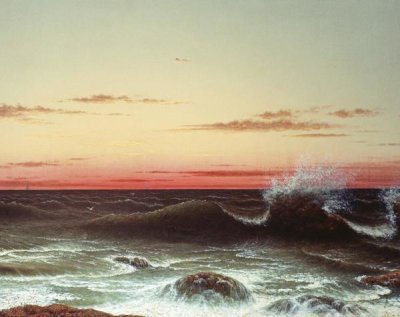 Martin Johnson Heade - Sunset - Custom Crop