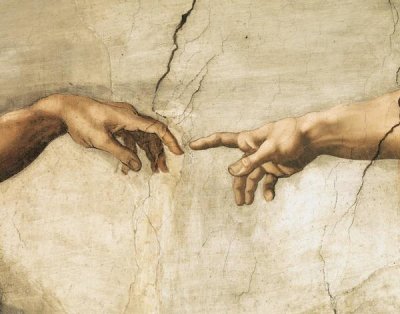 Michelangelo - Creation of Adam (detail)