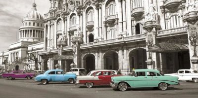 Anonymous - Vintage American cars in Havana, Cuba