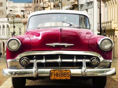 Gasoline Images - Classic American car in Habana, Cuba