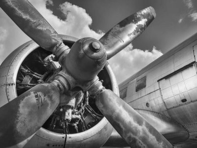 Anonymous - Vintage aircraft propeller