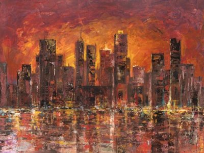 Luigi Florio - Sunset in New York