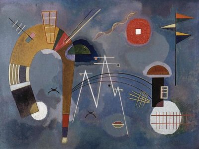 Wassily Kandinsky - Round and Pointed