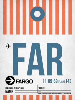 NAXART Studio - FAR Fargo Luggage Tag II