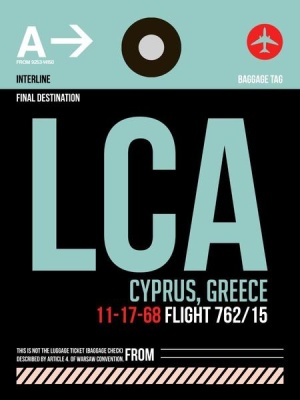 NAXART Studio - LCA Cyprus Luggage Tag II