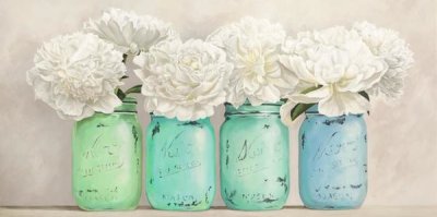 Jenny Thomlinson - Peonies in Mason Jars (detail)