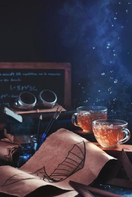 Dina Belenko - Steampunk Tea (with Goggles And Blueprints)