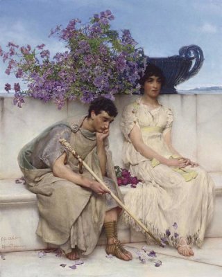 Sir Lawrence Alma-Tadema - An Eloquent Silence