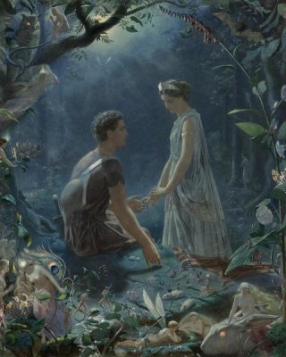 John Simmons - A Midsummer Night's Dream - Hermia and Lysander