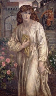 Dante Gabriel Rossetti - Salutation of Beatrice, 1882