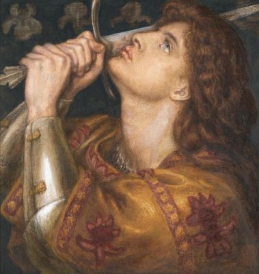 Dante Gabriel Rossetti - Joan of Arc, 1864