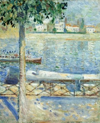 Edvard Munch - The Seine at Saint-Cloud, 1890