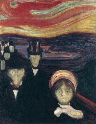 Edvard Munch - Anxiety, 1894