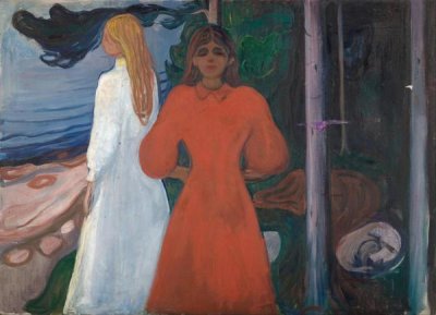 Edvard Munch - Red and White, 1899-1900