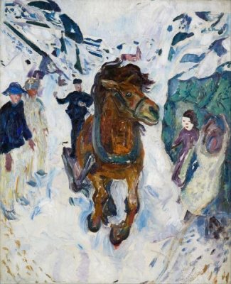 Edvard Munch - Galloping Horse, 1910-1912