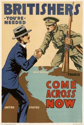 Lloyd Myers - Britishers, You're Needed--Come Across Now, 1917