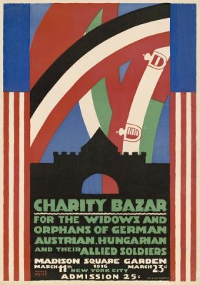 Winold Reiss - Charity Bazaar for Widows and Orphans, 1916