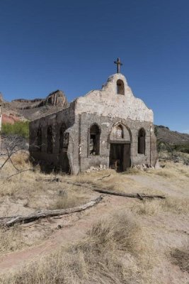 Carol Highsmith - Abandoned movie set along the Rio Grande River in Big Bend Ranch State Park in lower Brewster County, TX