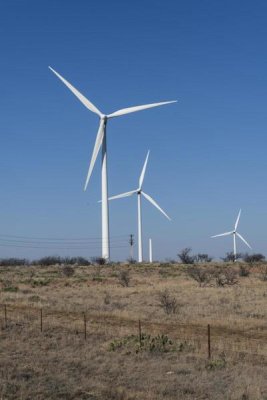 Carol Highsmith - Wind turbines in Shackelford County, TX, northeast of Abilene