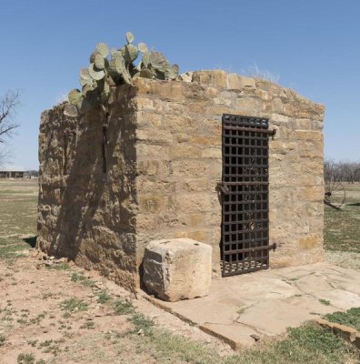 Carol Highsmith - Restored "civil jail" at Fort Griffin townsite, near frontier post Fort Griffin in Shackelford County, TX