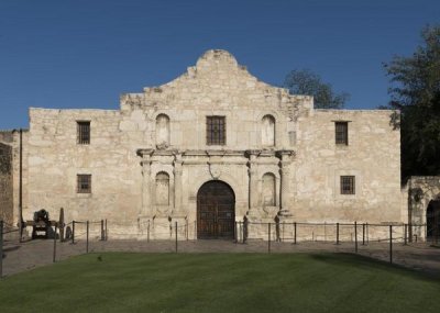 Carol Highsmith - Doorway to the Alamo, an 18th-century mission church in San Antonio, TX