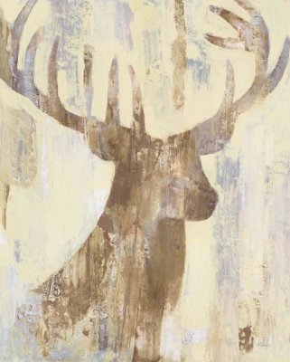 Albena Hristova - Golden Antlers I Neutral Grey