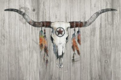 Avery Tillmon - Longhorn on Wood