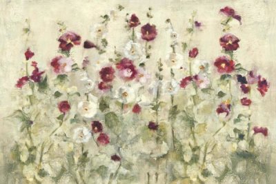 Cheri Blum - Hollyhocks Row Cool