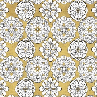 Daphne Brissonnet - Color my World Kolam Pattern Gold