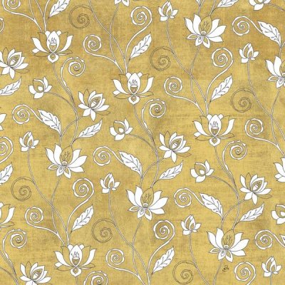 Daphne Brissonnet - Color my World Lotus Pattern Gold