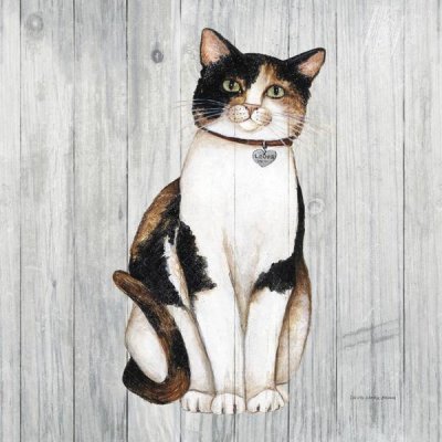 David Carter Brown - Country Kitty III on Wood