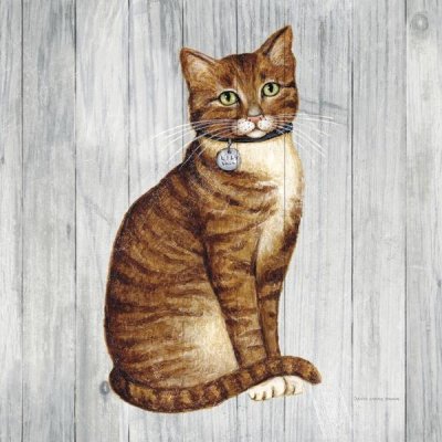 David Carter Brown - Country Kitty IV on Wood