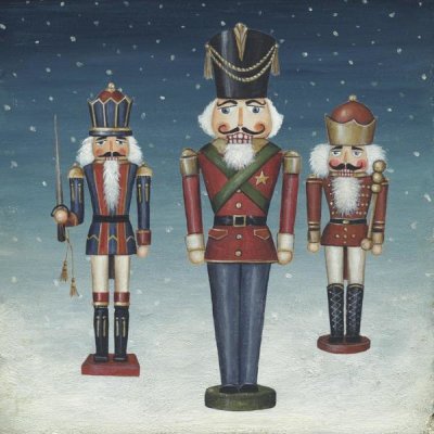 David Carter Brown - Soldier Nutcrackers Snow