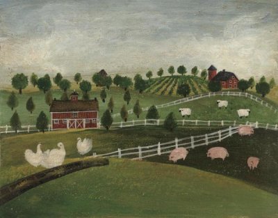 David Carter Brown - A Day at the Farm I