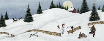David Carter Brown - Christmas Valley Snowman Crop