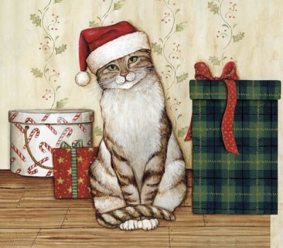 David Carter Brown - Christmas Kitty III