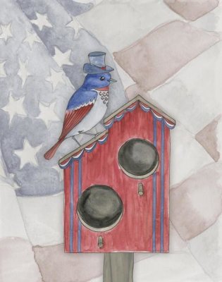 Elyse DeNeige - Americana Birdhouse II