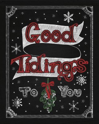 Elyse DeNeige - Christmas Chalkboard IV