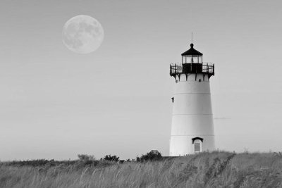 Katherine Gendreau - Moon over Marthas Vineyard BW