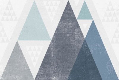 Michael Mullan - Mod Triangles I Blue