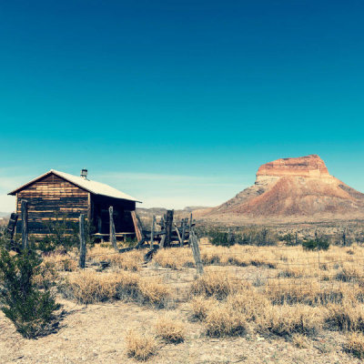 Carol Highsmith - Big Bend: Scenery and Barn