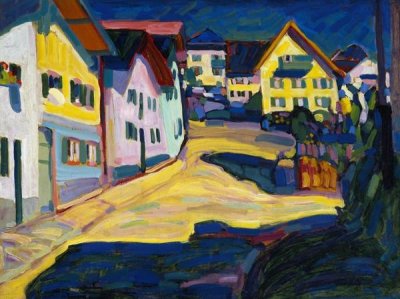 Wassily Kandinsky - Murnau Burggrabenstrasse